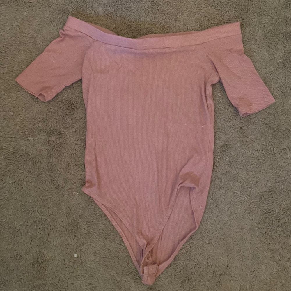 Off the shoulder body suit